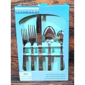 Best Home Bella 20-Piece Stainless Steel‎ Flatware Set